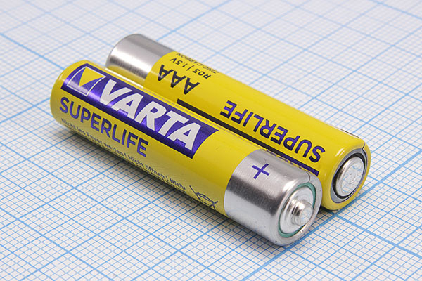 бат  1,5В\\AAA\Salt\286/R03\VARTA --- Щелочные и литиевые батареи
