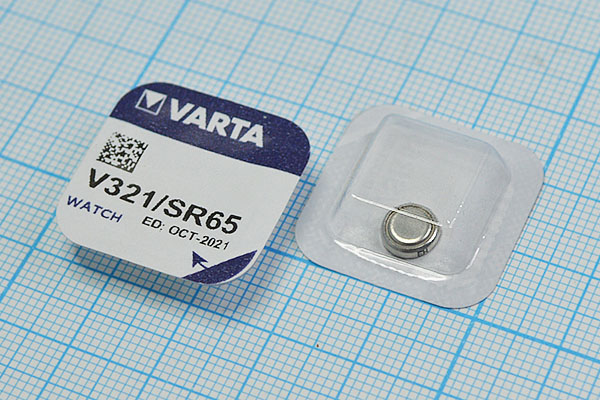 бат  1,55В\\ 6,8x1,65\SW\SR65SW/SR616SW/V321\VARTA --- Щелочные и литиевые батареи