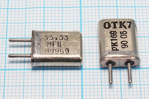 33333 \HC25U\S\ 15\ 20/-10~60C\РК169МА-6АП\3Г --- Кварцевые резонаторы (пьезокерамические, диэлектрические, ПАВ (SAW), резонаторы из других пьезоматериалов)