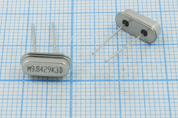 9842,969 \HC49S3\30\ 10\\HC49S[MEC]\1Г (M9.8429K3D --- Кварцевые резонаторы (пьезокерамические, диэлектрические, ПАВ (SAW), резонаторы из других пьезоматериалов)
