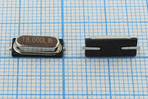 8000 \SMD49S3\16\ 20\ /-20~70C\SMH3,0\1Г (T L16) --- Кварцевые резонаторы (пьезокерамические, диэлектрические, ПАВ (SAW), резонаторы из других пьезоматериалов)