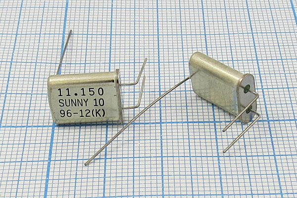 11150 \HC49U+LW\10\\\SA[SUNNY]\1Г (11.150 SUNNY10) --- Кварцевые резонаторы (пьезокерамические, диэлектрические, ПАВ (SAW), резонаторы из других пьезоматериалов)