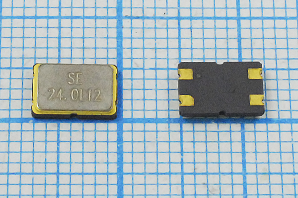 24000 \SMD07050C4\12\ 10\ 30/-40~85C\SMD0705(4P)\1 --- Кварцевые резонаторы (пьезокерамические, диэлектрические, ПАВ (SAW), резонаторы из других пьезоматериалов)