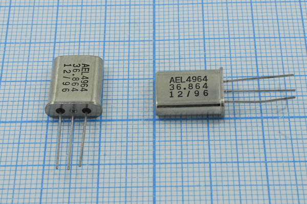36864 \HC49U+LW\18\\\HC-49U[AEL]\3Г (AEL) --- Кварцевые резонаторы (пьезокерамические, диэлектрические, ПАВ (SAW), резонаторы из других пьезоматериалов)
