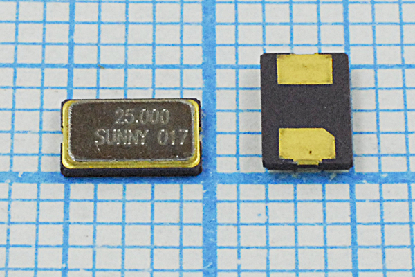 25000 \SMD05032C2\15\ 30\ /0~70C\SX-82\1Г --- Кварцевые резонаторы (пьезокерамические, диэлектрические, ПАВ (SAW), резонаторы из других пьезоматериалов)