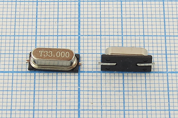 33000 \SMD49S4\12\ 20\ 50/-40~85C\SMH4,2\1Г(T33.00 --- Кварцевые резонаторы (пьезокерамические, диэлектрические, ПАВ (SAW), резонаторы из других пьезоматериалов)