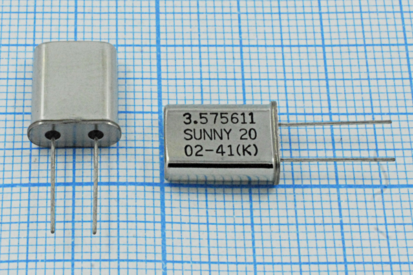 3575,611 \HC49U\20\ 50\ 50/-20~70C\SA[SUNNY]\1Г --- Кварцевые резонаторы (пьезокерамические, диэлектрические, ПАВ (SAW), резонаторы из других пьезоматериалов)