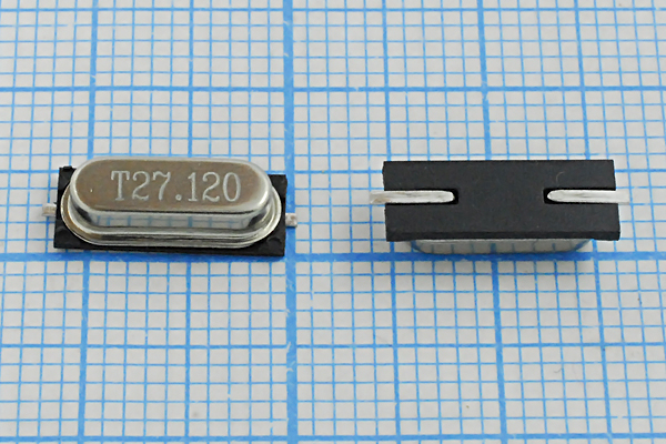 27120 \SMD49S3\30\ 20\ 50/-40~85C\SMH3,0\1Г (T27.1 --- Кварцевые резонаторы (пьезокерамические, диэлектрические, ПАВ (SAW), резонаторы из других пьезоматериалов)