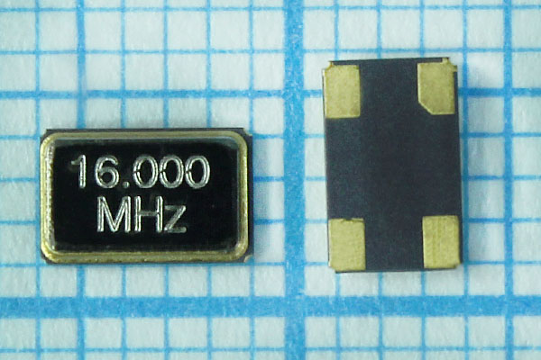 16000 \SMD05032C4\12\ 10\ 30/-40~85C\SMD0503(4P)\1 --- Кварцевые резонаторы (пьезокерамические, диэлектрические, ПАВ (SAW), резонаторы из других пьезоматериалов)