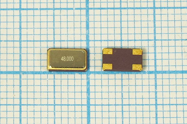 48000 \SMD06035C4\20\ 20\\SMD6035-04\  (48.000) --- Кварцевые резонаторы (пьезокерамические, диэлектрические, ПАВ (SAW), резонаторы из других пьезоматериалов)