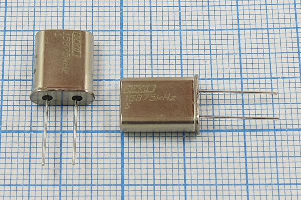 15875 \HC49U\S\ 15\ 40/-40~70C\РК374МД-6ВТ\1Г --- Кварцевые резонаторы (пьезокерамические, диэлектрические, ПАВ (SAW), резонаторы из других пьезоматериалов)
