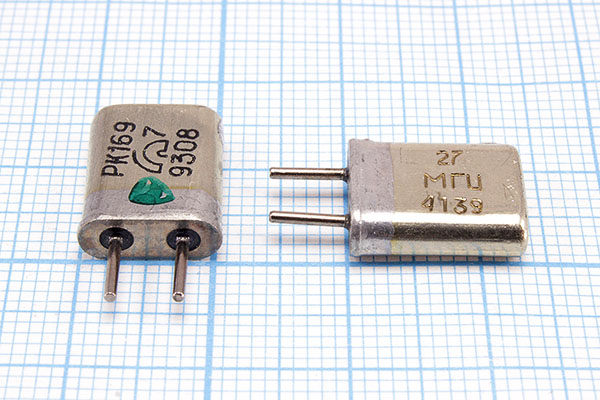 27000 \HC25U\S\ 15\ 20/-10~60C\РК169МА-6АП\3Г --- Кварцевые резонаторы (пьезокерамические, диэлектрические, ПАВ (SAW), резонаторы из других пьезоматериалов)
