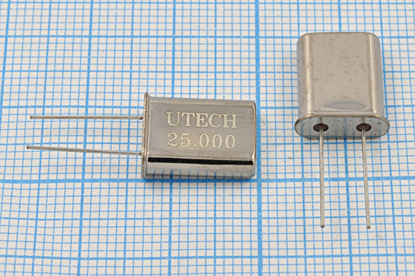 25000 \HC49U\20\100\\HC-49U[UTECH]\1Г (UTECH) --- Кварцевые резонаторы (пьезокерамические, диэлектрические, ПАВ (SAW), резонаторы из других пьезоматериалов)