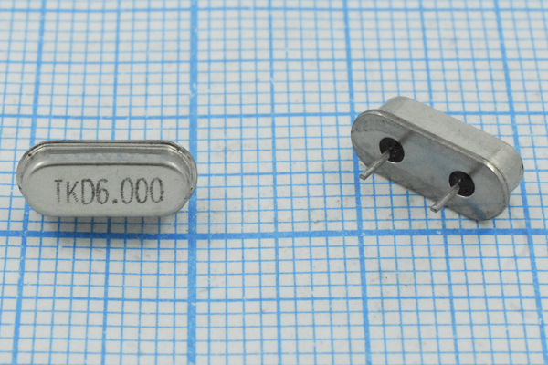 6000 \HC49S3\20\ 20\\HC-49US[TKD]\1Г 4мм (TKD6.000 --- Кварцевые резонаторы (пьезокерамические, диэлектрические, ПАВ (SAW), резонаторы из других пьезоматериалов)