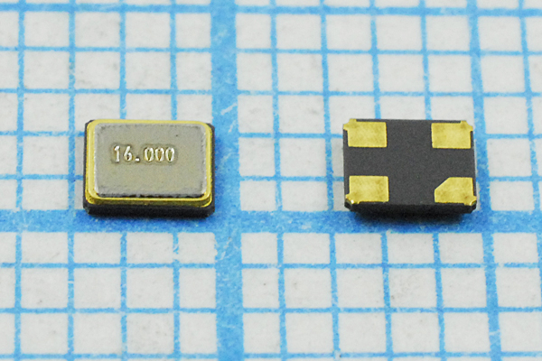 16000 \SMD02520C4\12\ 10\ 30/-40~85C\S2520\1Г --- Кварцевые резонаторы (пьезокерамические, диэлектрические, ПАВ (SAW), резонаторы из других пьезоматериалов)