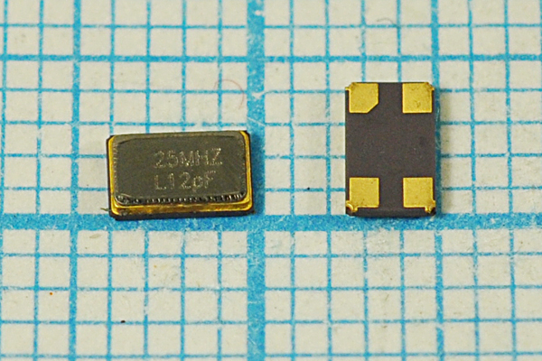 25000 \SMD04025C4\12\ 10\ 30/-40~85C\\1Г --- Кварцевые резонаторы (пьезокерамические, диэлектрические, ПАВ (SAW), резонаторы из других пьезоматериалов)