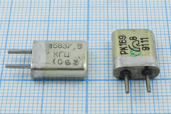 15837,5 \HC25U\\30\ 40/-10~60C\РК169МА-8АТ\1Г --- Кварцевые резонаторы (пьезокерамические, диэлектрические, ПАВ (SAW), резонаторы из других пьезоматериалов)