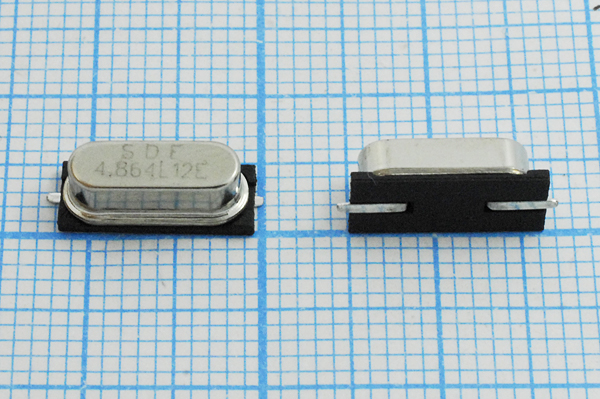 4864 \SMD49S4\12\ 10\ 30/-40~85C\HC49S-SMD\1Г --- Кварцевые резонаторы (пьезокерамические, диэлектрические, ПАВ (SAW), резонаторы из других пьезоматериалов)