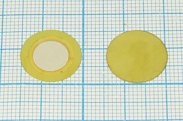 пб 15x0,19\\D\ 5,0\2C\FT-15T-5,0A1-3\KEPO --- Пьезоблоки (пьезоэлектрические диафрагмы)