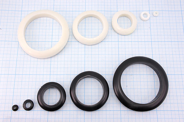 втулка проход\d 7,0x 5,5xd13\d 9x1,8\резин\бел\ --- Изоляционные втулки