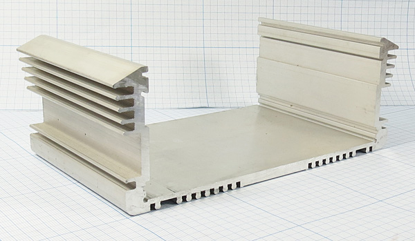 охладитель 170x100x 63\J10\\Al\сер\профиль корпуса --- Охладители (радиаторы охлаждения)