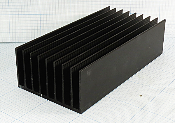 охладитель 200x100x 55\F31\\Al\чер\BLA182-200\ --- Охладители (радиаторы охлаждения)