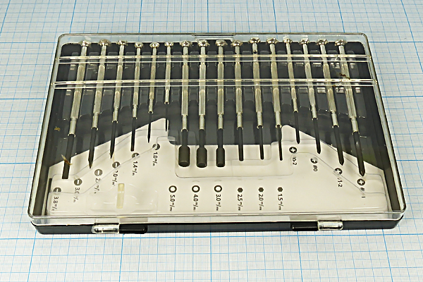 отвертка часовая набор\16шт\PH\SL\SW\ --- Отвертки