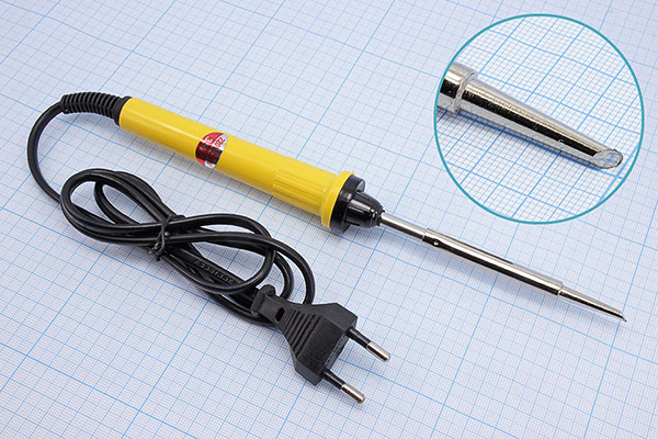 паяльник\220В\ 35Вт\SOLDERING IRON\скошен жало --- Паяльники