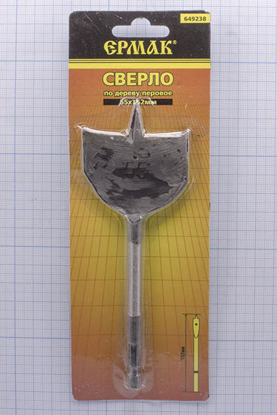 сверло перовое 55,0x152мм\1/4