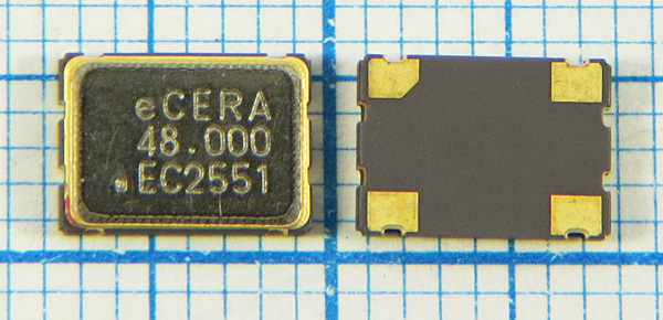 гк 48000 \\SMD07050C4\T/CM\5В\FN4800002\ECERA --- Кварцевые генераторы