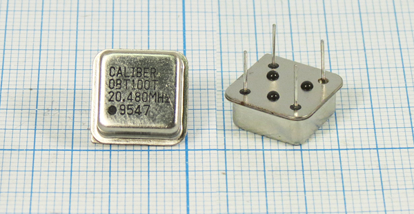 гк 20480 \\HALF\TTL\5В\OBT100T\CALIBER --- Кварцевые генераторы