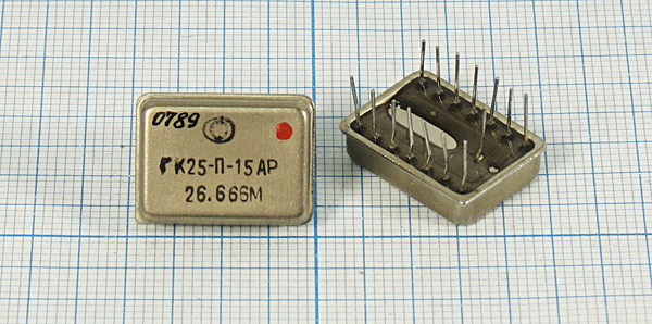 гк 26666 \\ТЕРЕК\TTL\5В\ГК25-П-15АР\ --- Кварцевые генераторы