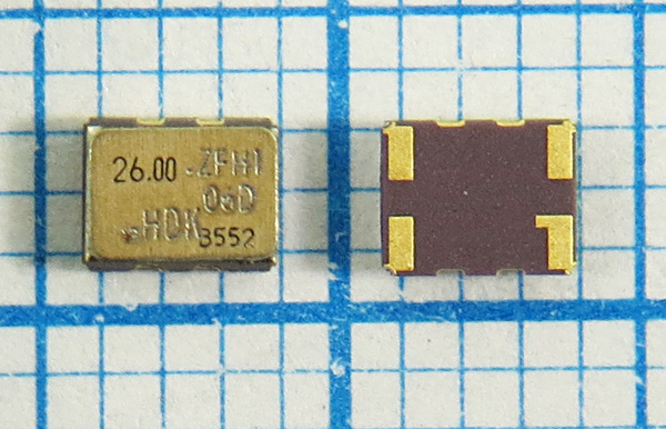 гк 26000 \VCTCXO\SMD03225C4\SIN\2,8В\VT-R3225ZFR1\ --- Кварцевые генераторы