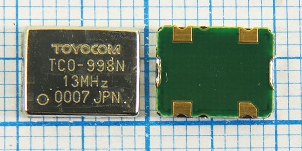 гк 13000 \VCTCXO\SMD09070C4\SIN\\TCO-998N\TOYOCOM --- Кварцевые генераторы