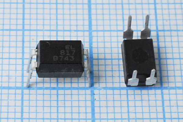 оптрон \ \  5мА\DIP4\EL817B-F\оптопара транзисторн --- Оптроны(оптопары)