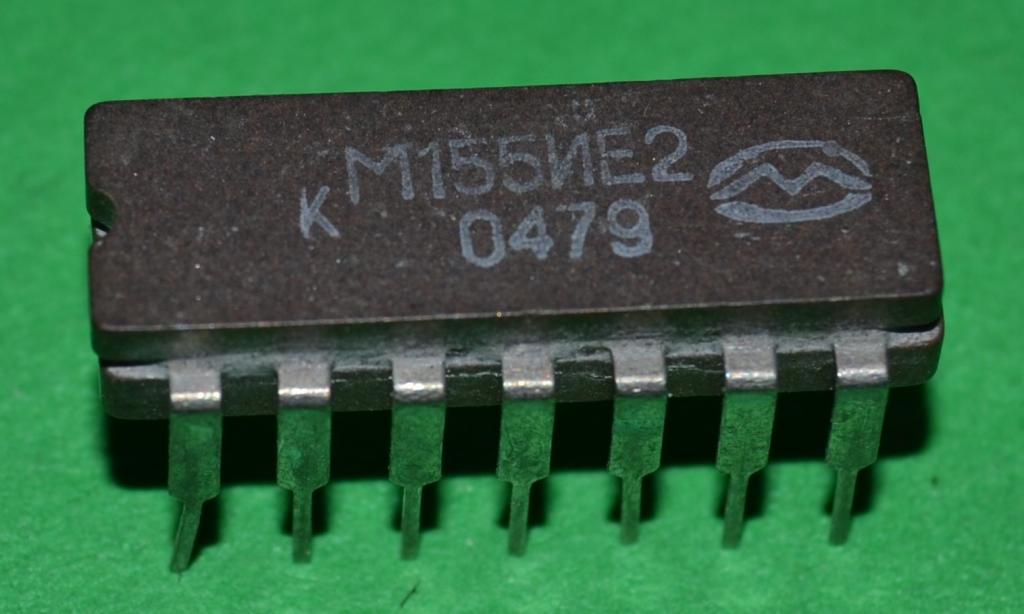МС К155ИЕ2\DIP-14\ --- Микросхемы