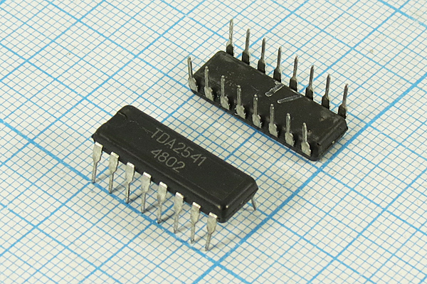 МС TDA2541\DIP-16 \усил\ST --- Микросхемы
