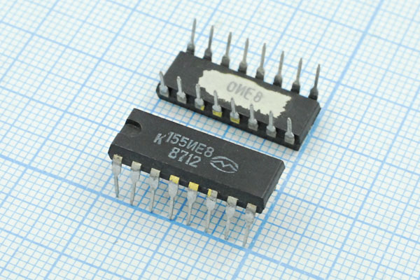 МС К155ИЕ5\DIP-14\ --- Микросхемы