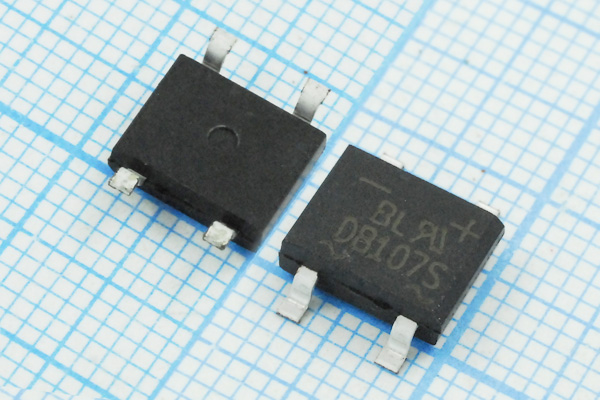 Дмост 1000\  1А\DB107S\DB-1S SMD\ --- Диодные мосты