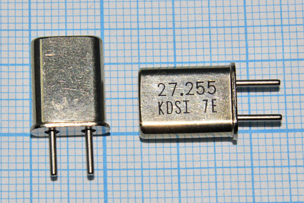 27255 \HC50U\32\\\HC-49U\1Г (27.255 KDSI 7E) --- Кварцевые резонаторы (пьезокерамические, диэлектрические, ПАВ (SAW), резонаторы из других пьезоматериалов)