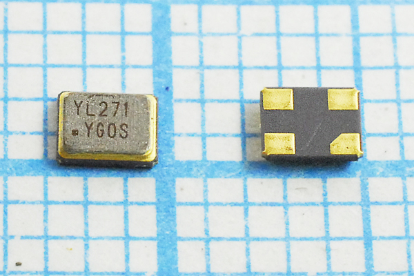 27120 \SMD02520C4\12\ 10\ 15/-40~85C\SMD2520\1Г --- Кварцевые резонаторы (пьезокерамические, диэлектрические, ПАВ (SAW), резонаторы из других пьезоматериалов)