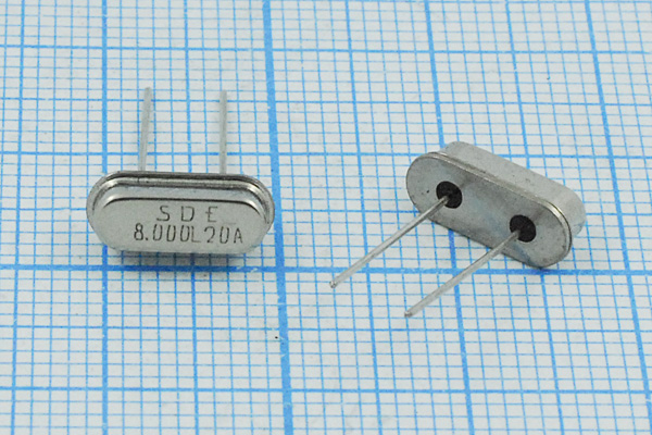 8000 \HC49S3\20\ 20\ 20/-20~70C\49S[SDE]\1Г(8.000L --- Кварцевые резонаторы (пьезокерамические, диэлектрические, ПАВ (SAW), резонаторы из других пьезоматериалов)