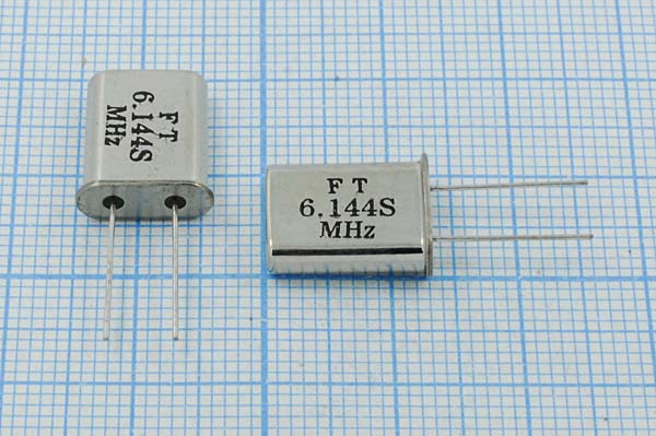6144 \HC49U\S\ 20\ /-40~85C\U[FT]\1Г (FT6.144S) --- Кварцевые резонаторы (пьезокерамические, диэлектрические, ПАВ (SAW), резонаторы из других пьезоматериалов)
