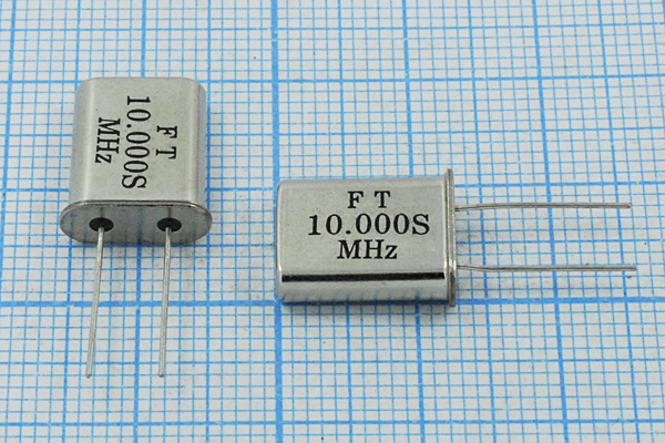 10000 \HC49U\S\ 20\ 50/-40~85C\U[FT]\1Г (FT10.000S --- Кварцевые резонаторы (пьезокерамические, диэлектрические, ПАВ (SAW), резонаторы из других пьезоматериалов)