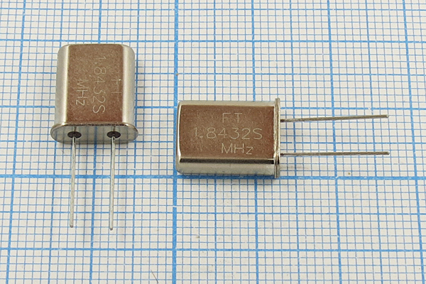 1843,2 \HC49U\S\ 20\ /-40~85C\U[FT]\1Г (FT1.8432S) --- Кварцевые резонаторы (пьезокерамические, диэлектрические, ПАВ (SAW), резонаторы из других пьезоматериалов)
