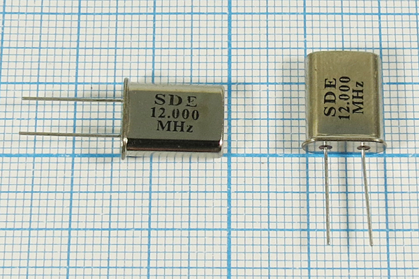 12000 \HC49U\20\\\49U[SDE]\1Г (SDE 12.000MHz) --- Кварцевые резонаторы (пьезокерамические, диэлектрические, ПАВ (SAW), резонаторы из других пьезоматериалов)