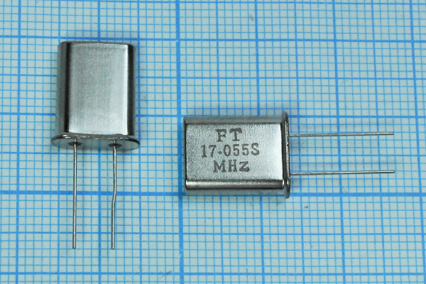 17055 \HC49U\S\ 20\ /-40~85C\U[FT]\1Г (FT17.055S) --- Кварцевые резонаторы (пьезокерамические, диэлектрические, ПАВ (SAW), резонаторы из других пьезоматериалов)