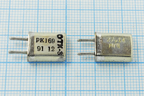 27140 \HC50U\\30\ 20/-10~60C\РК169МА-8АП\3Г --- Кварцевые резонаторы (пьезокерамические, диэлектрические, ПАВ (SAW), резонаторы из других пьезоматериалов)