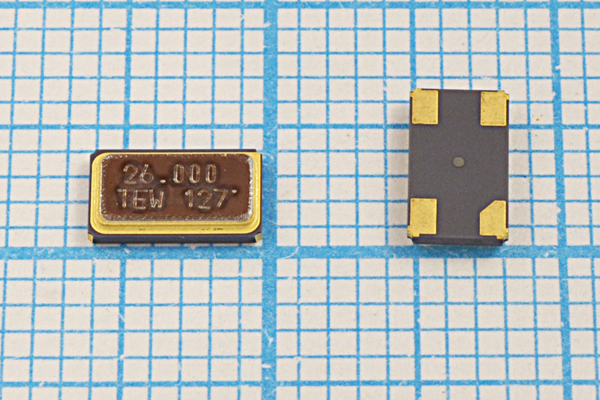 26000 \SMD06035C4\10\ 10\\TSS-6035B\1Г (TEW) --- Кварцевые резонаторы (пьезокерамические, диэлектрические, ПАВ (SAW), резонаторы из других пьезоматериалов)