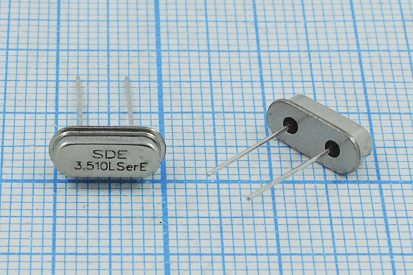 3510 \HC49S3\S\ 10\ 20/-20~70C\49S[SDE]\1Г --- Кварцевые резонаторы (пьезокерамические, диэлектрические, ПАВ (SAW), резонаторы из других пьезоматериалов)